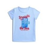 Wonder Nation Girls Embellished Graphic Tee with Short Sleeves, Sizes 4-18 & Plus | Walmart (US)