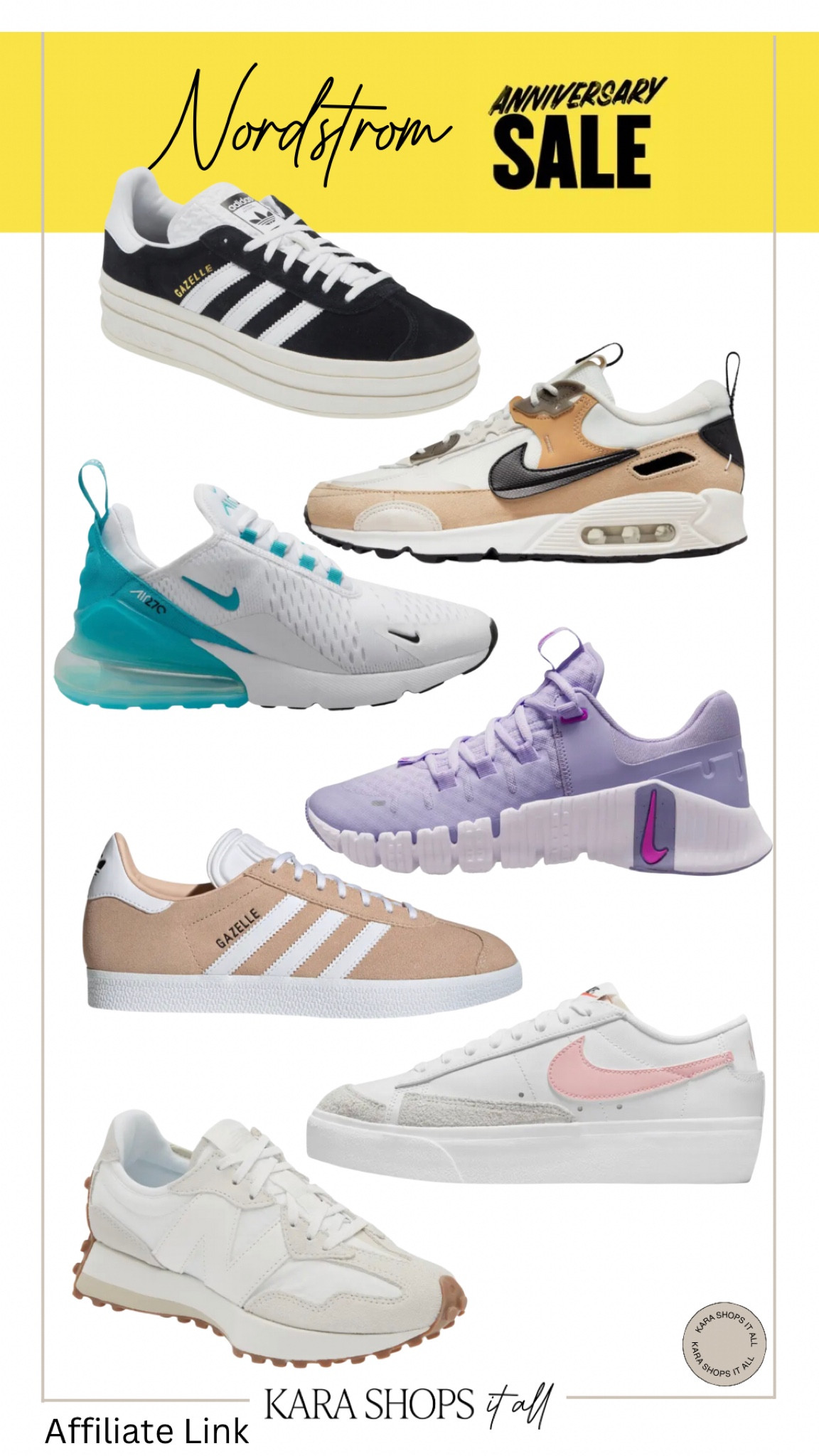 Shoes on sale at Nordstrom for the anniversary sale! Shop your favorite sneakers from Nikes, Adidas, Hokas, running shoes, and more! 

#LTKSaleAlert #LTKxNSale #LTKSummerSales