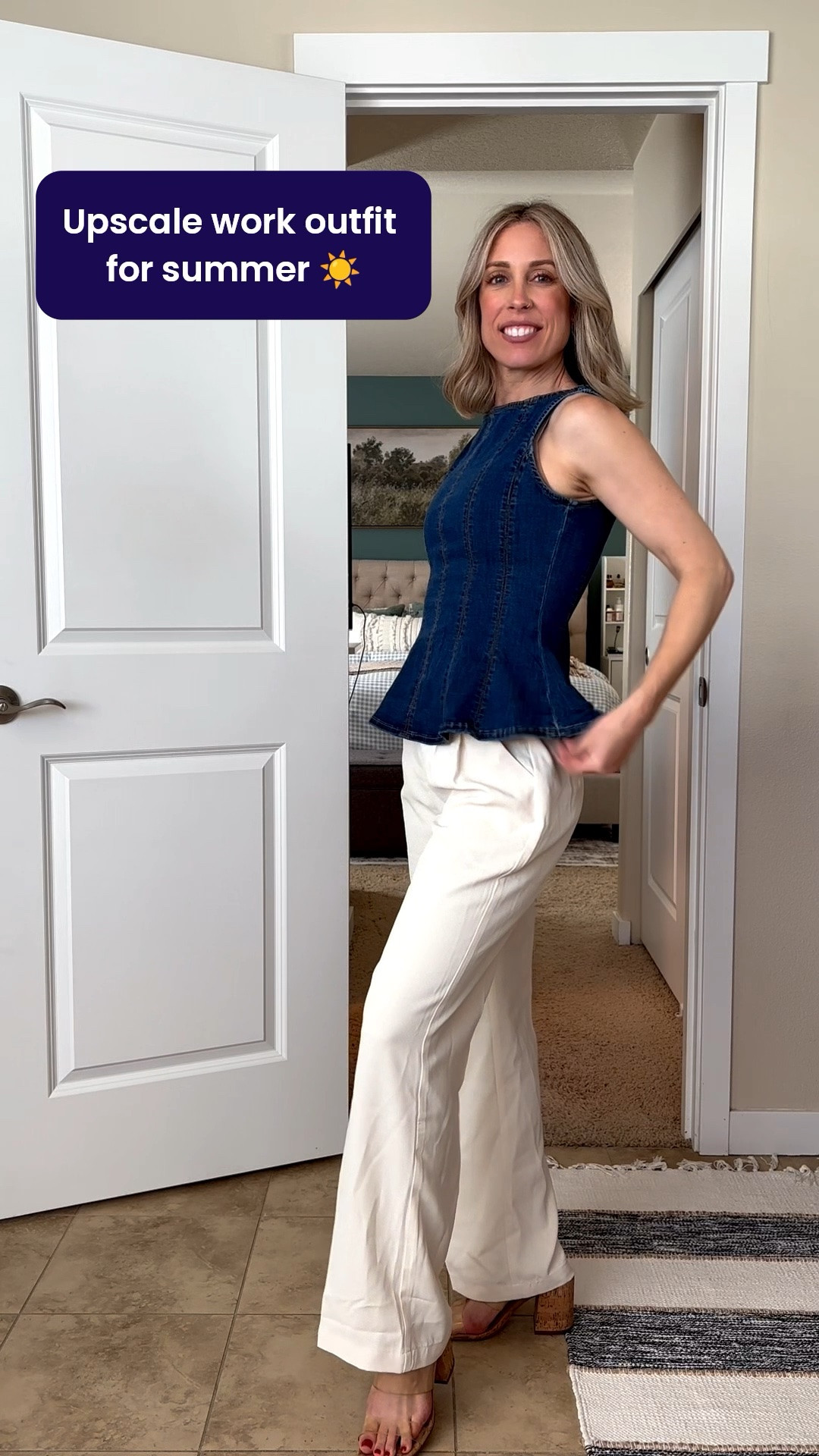 Upscale work outfit all from Amazon. Wearing a size small top and XS pants.

#LTKgrwm #LTKootd #LTKWorkwear