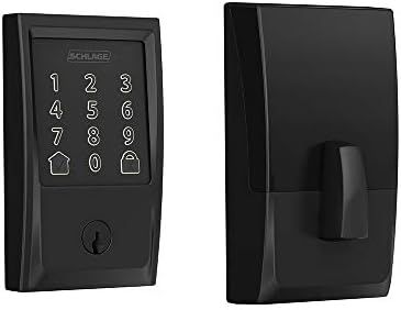 Schlage BE489WB CEN 622 Encode Deadbolt Smart Lock | WiFi Touchscreen Keypad, Matte Black | Amazon (US)