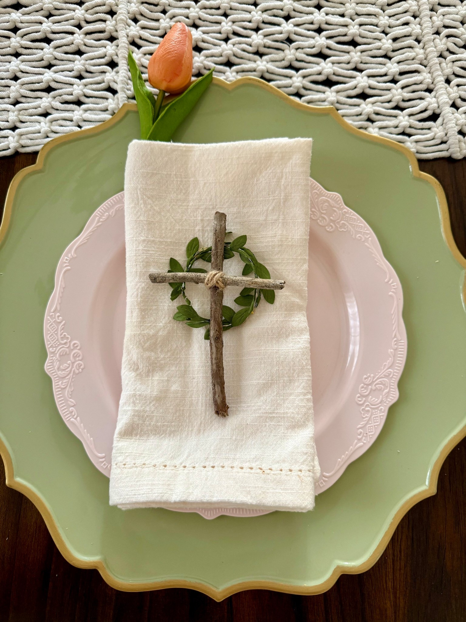 Beautiful and thoughtful setup for your Easter table, simple but meaningful. A simple reminder of faith, renewal, and grace. I used sticks from my backyard and other items I already had. I’ve also included Amazon links for supplies in case you need them. 


Easter table setting, Easter tablescape 

#LTKSeasonal #LTKHome #LTKstorytime