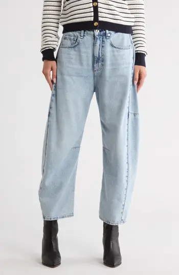 Chase Super High Waist Crop Barrel Jeans | Nordstrom Rack