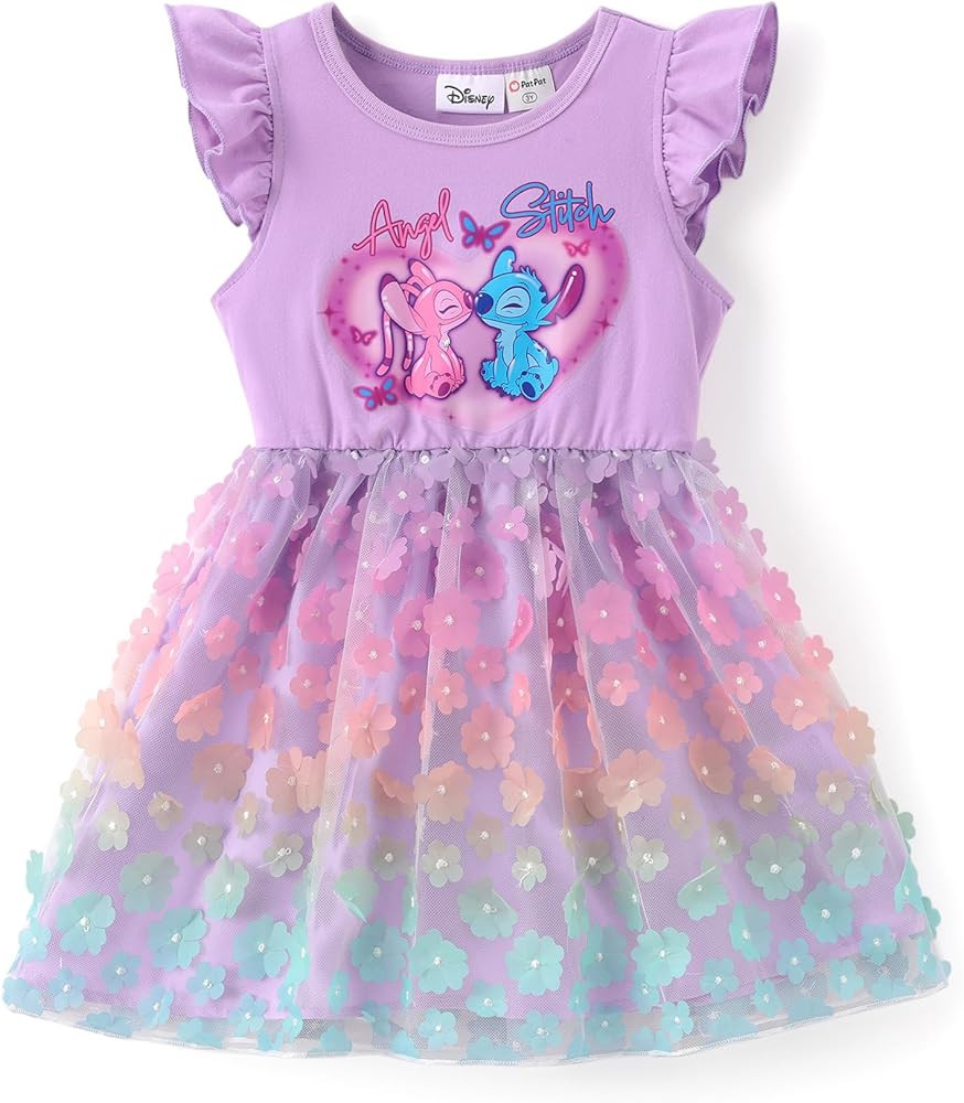Disney Frozen Elsa Princess Cinderella Ariel Jasmine Rapunzel Baby/Toddler Dress, Ruffle Long-Sle... | Amazon (US)