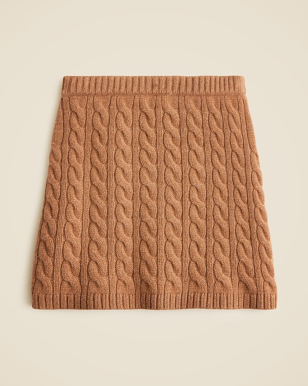 Collection cashmere cable-knit mini skirt | J. Crew US
