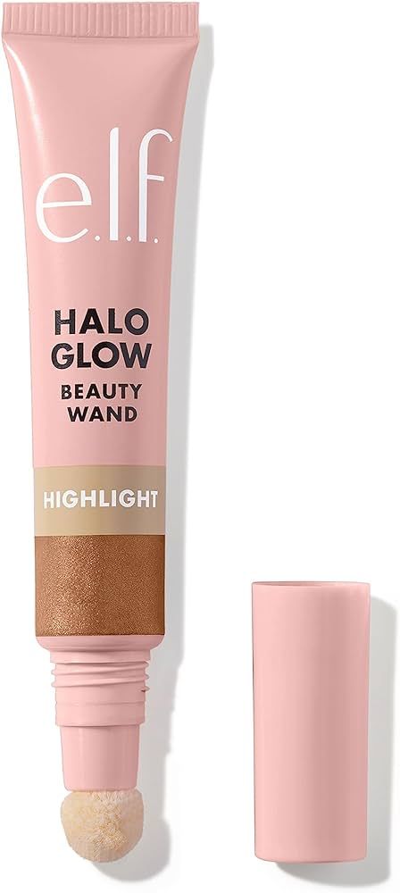 Amazon.com: e.l.f. Halo Glow Highlight Beauty Wand, Liquid Highlighter Wand For Luminous, Glowing... | Amazon (US)