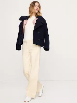 The Everyday Wide-Leg Pant in Tencel™-Cotton | Banana Republic (CA)