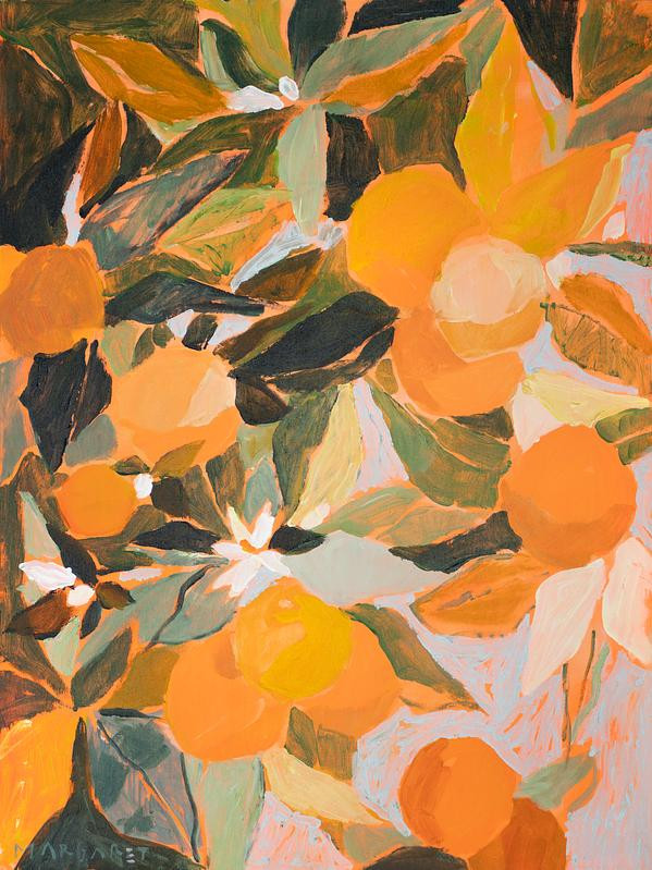 Neon Oranges | Artfully Walls