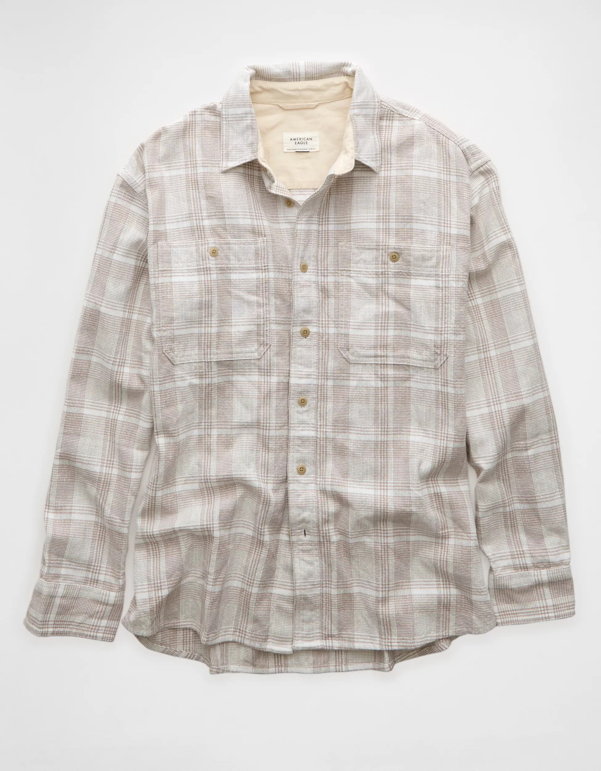 AE Lightweight Flannel Shirt | American Eagle Outfitters (US & CA)