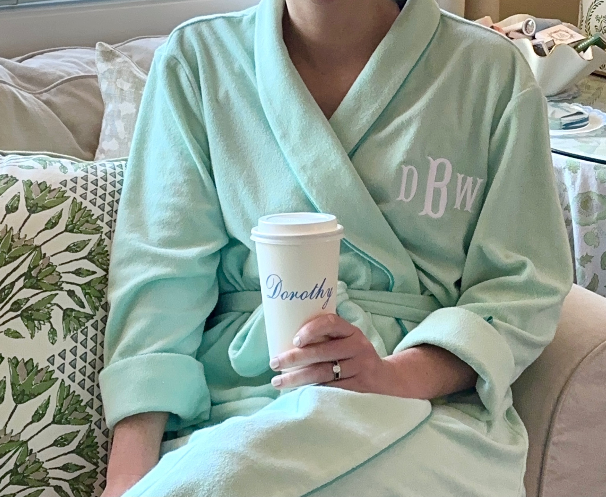 When your travel coffee mug screams commute to the office but your robe says work from home… Wishing you all an easy re-entry this week! We’re almost to Friday!

I’m loving this new color and shorter length from @weezietowels new Valentine’s Day collection! Excited to finally have a robe with my new married monogram. Perfect timing since it has been especially cold in Birmingham this week. Shop this robe and other favorites from the collection on my LTK profile! 

#LTKhome #LTKfindsunder100
