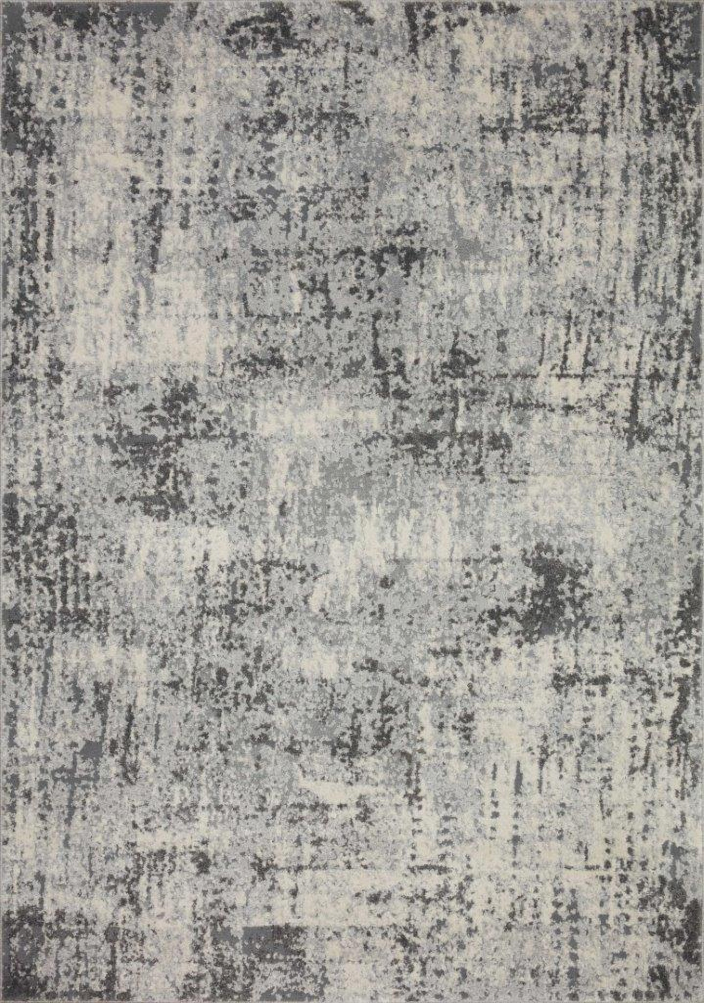 Loloi II Austen Pebble and Charcoal 7'-10" x 10'-6" Area Rug AUSTAUS-01PPCC7AA6 | 1stopbedrooms