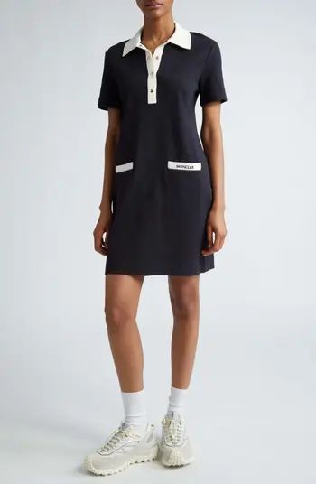 Moncler Stretch Cotton Polo Dress | Nordstrom | Nordstrom