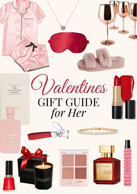 Valentines Gift Guide for Her ❤️ Find the perfect #ValentinesGifts for her this year with our curated guide! From luxurious satin sleepwear to elegant gold jewelry and exquisite fragrances, each item is carefully selected for that special someone. Discover comfort, style, and sophistication with our selection of #pajamas, sleek stainless steel wine glasses, enduring matte lipsticks, serene silk sleep masks, fragrant candles, and so much more. Explore our thoughtful #giftideas and make this #ValentinesDay unforgettable!

#LTKSeasonal #LTKGiftGuide #LTKMostLoved