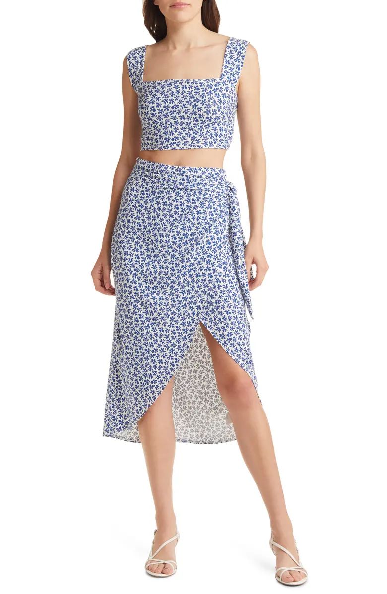 Reformation Rika Two-Piece Floral Print Dress | Nordstrom | Nordstrom