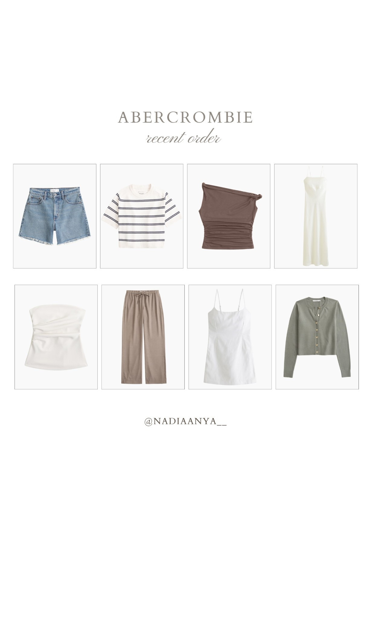 My recent Abercrombie order!

#LTKsummer #LTKuk #LTKstyletip