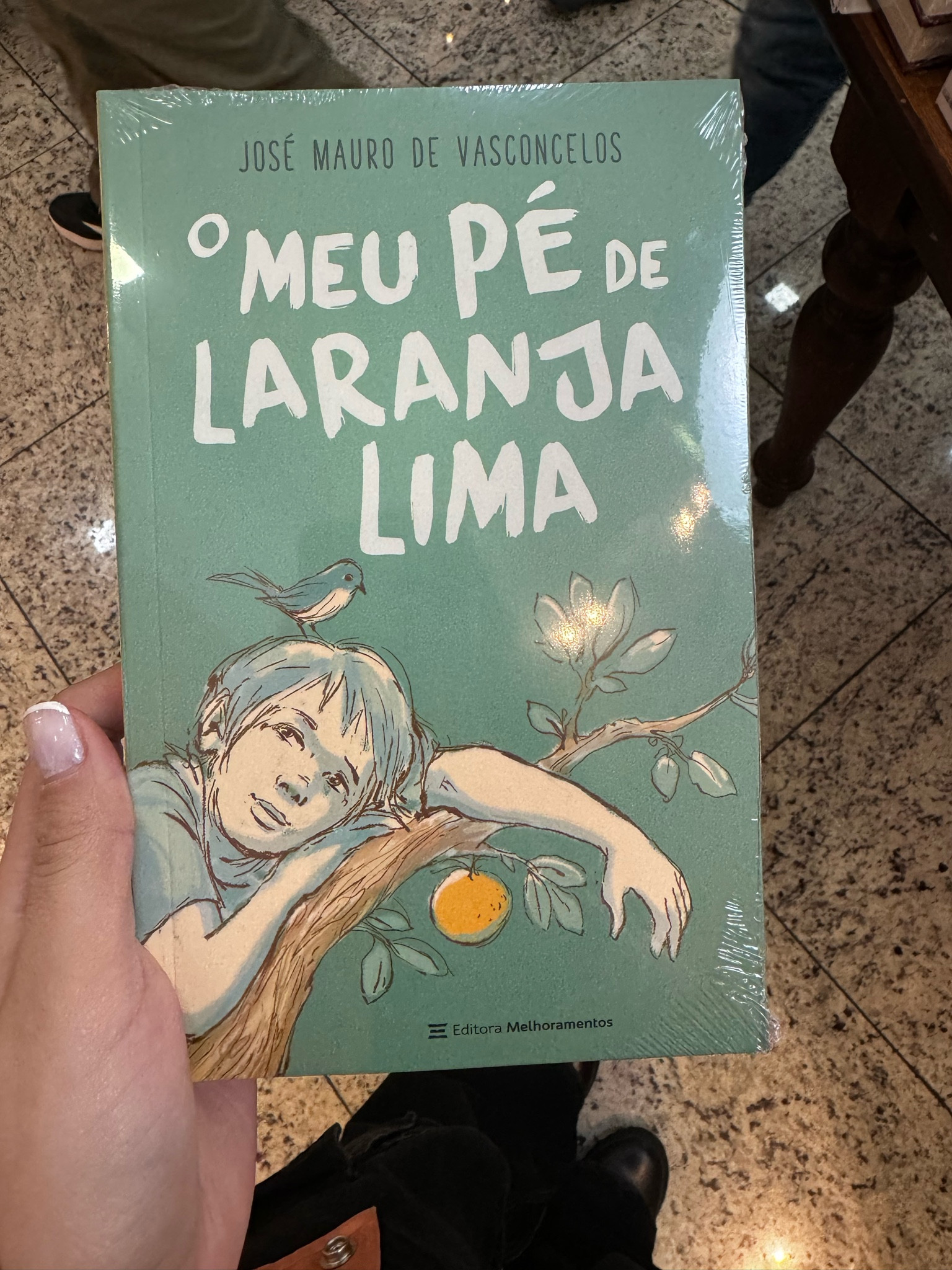 Ótimo presente para pessoas que amam literatura clássica! 

SINOPSE
“Um clássico da literatura brasileira, com adaptações para a televisão, o cinema e o teatro, O Meu Pé de Laranja Lima é desses livros que marcam época. Lançado em 1968, trata-se de uma história fortemente autobiográfica, que demonstra a mão de um escritor experiente, ciente do efeito que pode provocar nos leitores com suas cenas e a composição de seus personagens. O protagonista Zezé tem 6 anos e mora num bairro modesto, na zona norte do Rio de Janeiro. O pai está desempregado, e a família passa por dificuldades. O menino vive aprontando, sem jamais se conformar com as limitações que o mundo lhe impõe – viaja com sua imaginação, brinca, explora, descobre, responde aos adultos, mete-se em confusões, causa pequenos desastres. As surras que lhe aplicam seu pai e sua irmã mais velha são seu suplício, a ponto de fazê-lo querer desistir da vida. No entanto, o apego ao mundo que criou felizmente sempre fala mais alto. Só não há remédio para a dor, para a perda. E Zezé muito cedo descobrirá isso. A alegria e a tristeza não poderiam estar mais bem combinadas do que nestas páginas. E isso, se não explica, justifica a imensa popularidade alcançada pelo livro.”

#LTKover50style #LTKbrasil #LTKgiftguide