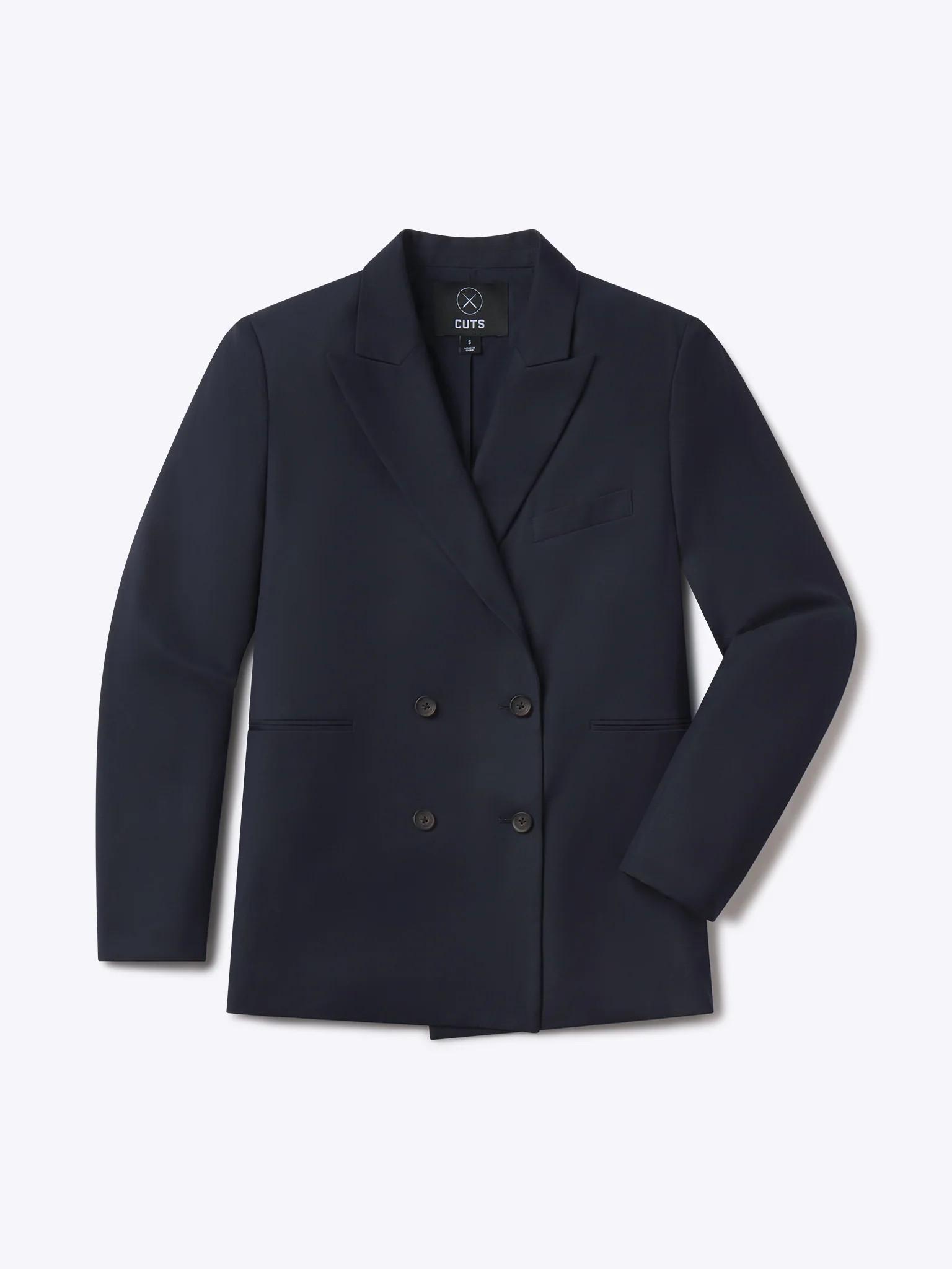 Soho Blazer | Marine Navy Relaxed-fit | Cuts Clothing Inc.