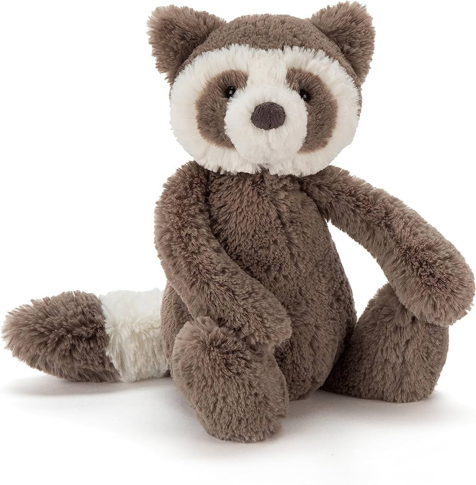 Jellycat Bashful Raccoon Stuffed Animal Plush, Medium, 12 inches | Amazon (US)