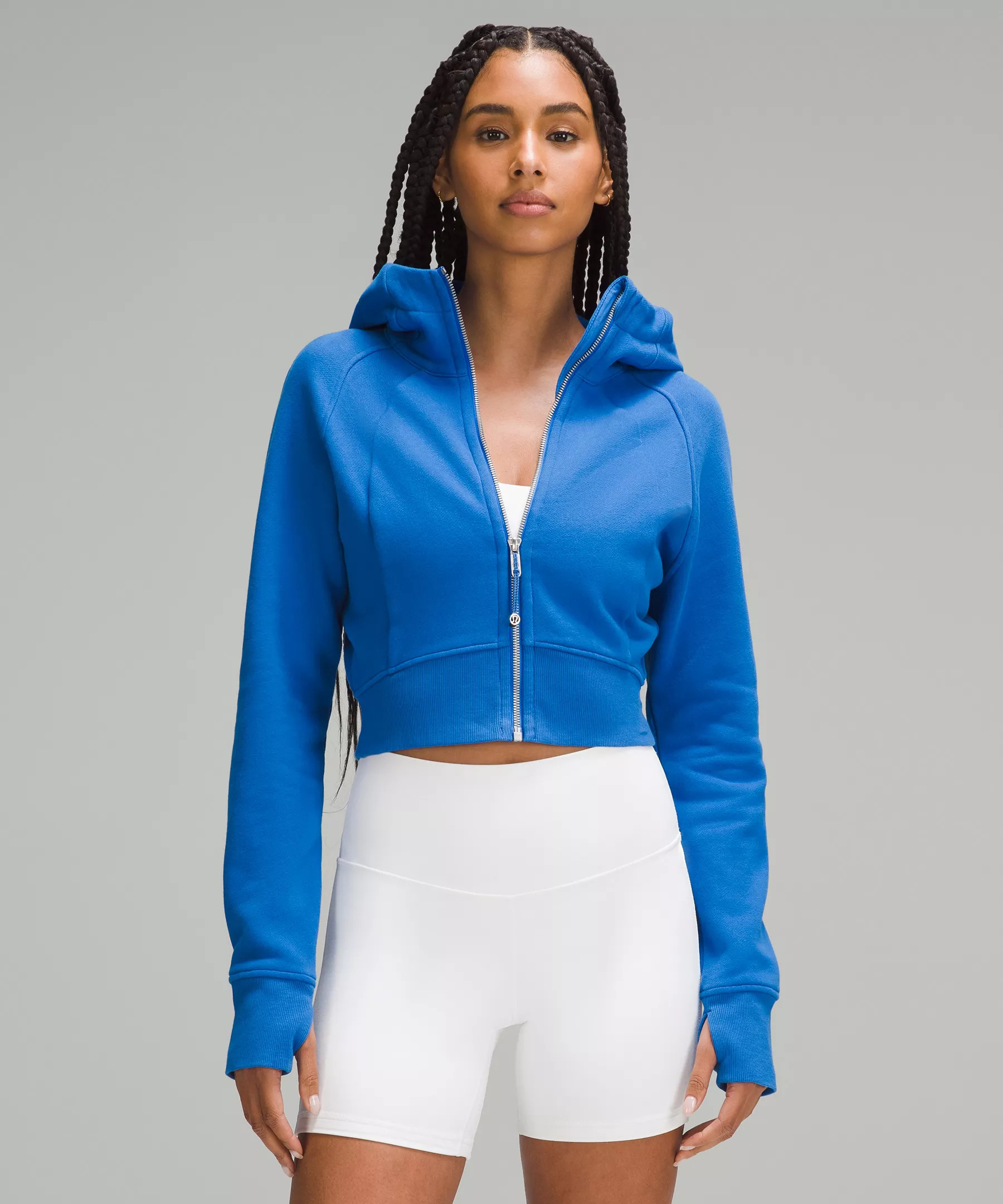 Scuba Full-Zip Cropped Hoodie | Women's Hoodies & Sweatshirts | lululemon | Lululemon (US)