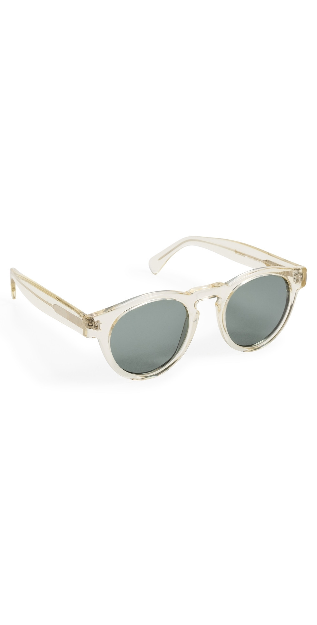 Illesteva Leonard Sunglasses Champagne w/ Olive Lenses One Size | Shopbop