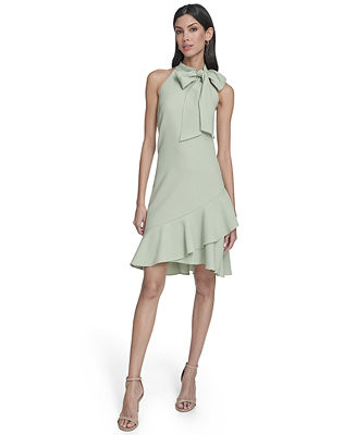 Women's Signature Stretch Halter Neck Dress | Macy's