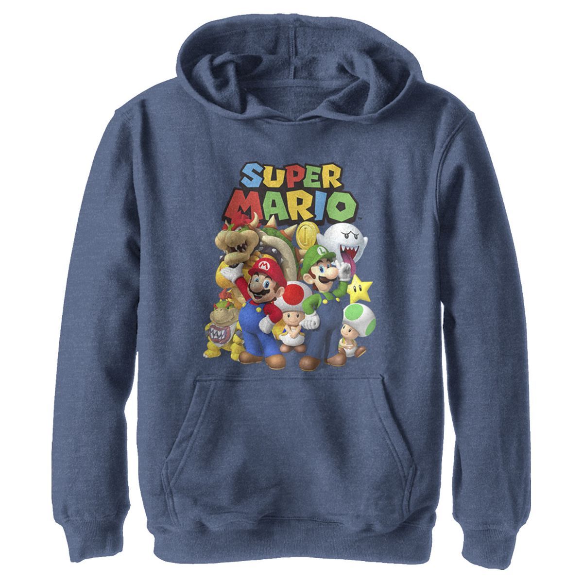 Boy's Nintendo Super Mario Group Pull Over Hoodie | Target