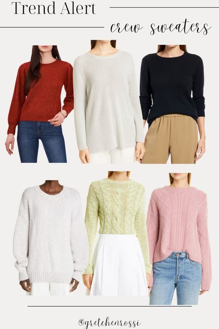 Womens fall fashion | sweaters | crew neck sweaters | cable knit sweaters 

#LTKfit #LTKstyletip #LTKSeasonal