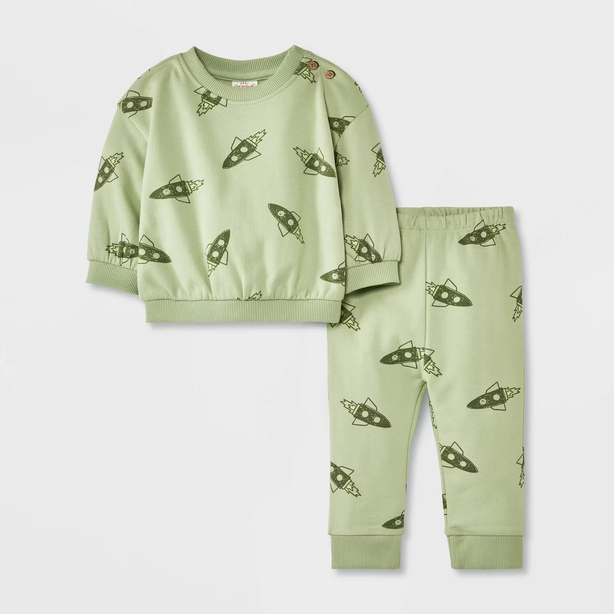 Baby Graphic Fleece Sweatshirt & Jogger Pants - Cat & Jack™ | Target