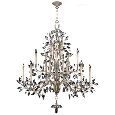 Crystal Laurel 75" Round Chandelier | Perigold
