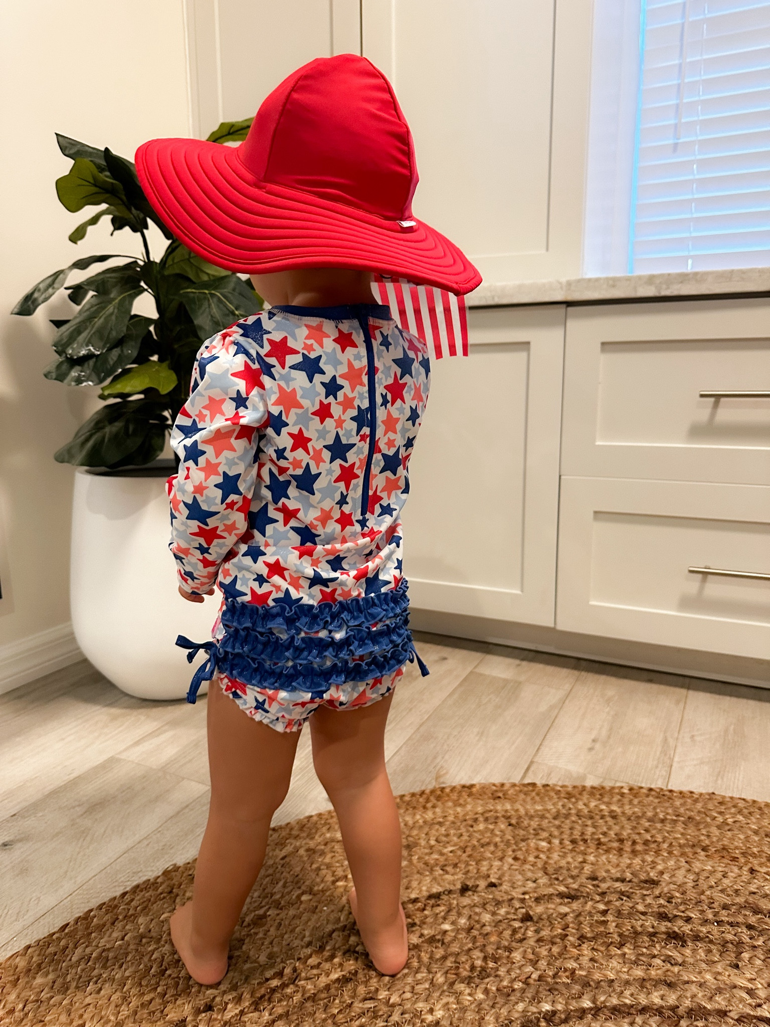 My little star ⭐️❤️🤍💙
Such a fun patriotic toddler swimsuit.

#LTKSummerSales #LTKBaby #LTKxNSale