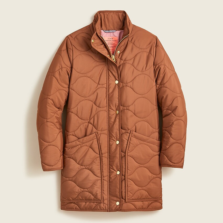 Quilted cocoon puffer with PrimaLoft® | J. Crew US