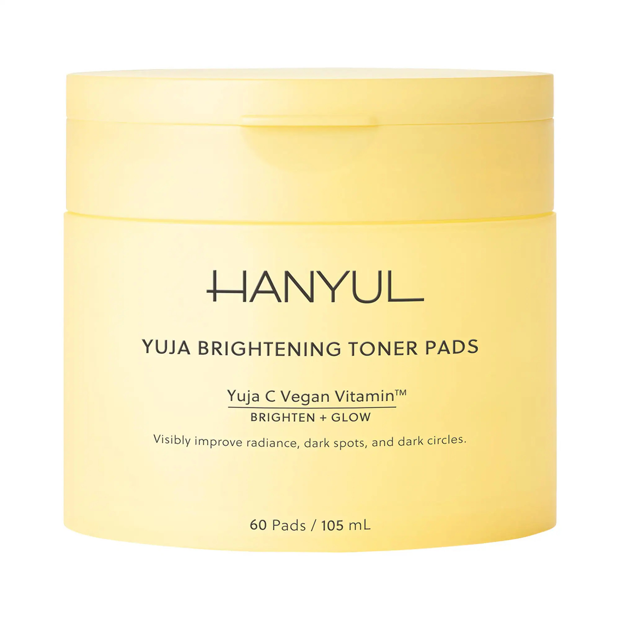 Hanyul Yuja Brightening Toner Pads with Vitamin C and Niacinamide 60 pads/pack | Sephora (US)