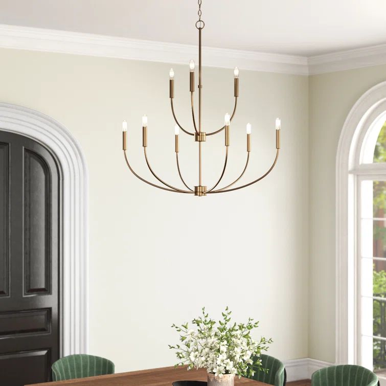 Kendrey 9 - Light Dimmable Classic / Traditional Chandelier | Wayfair North America