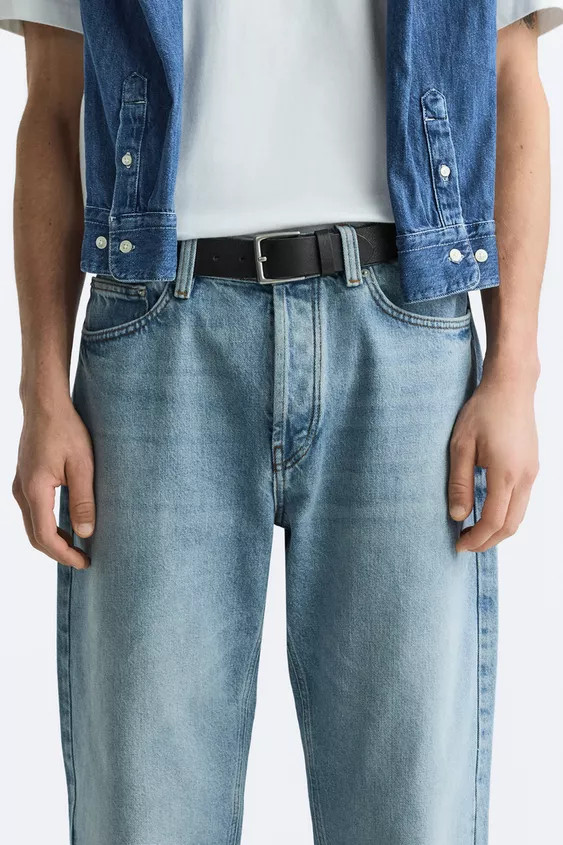 BASIC LEATHER BELT | Zara UK