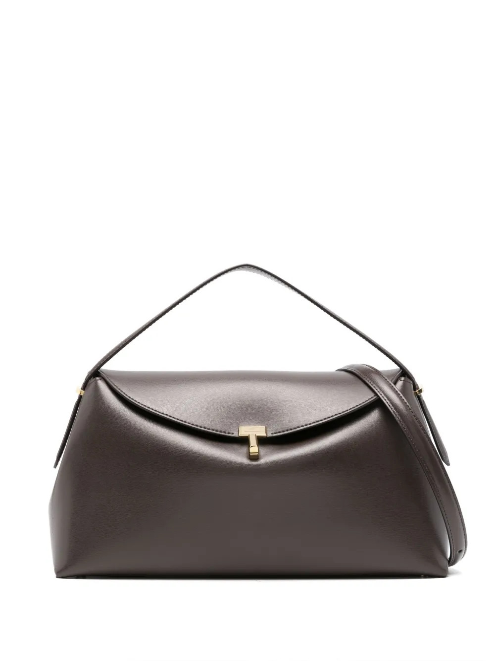 TOTEME T-lock Shoulder Bag | Brown | FARFETCH | Farfetch Global