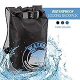 WaterSeals Locking Backpack + Waterproof Bag for Women & Men with Ripstop Material & Anti-Theft Comb | Amazon (US)
