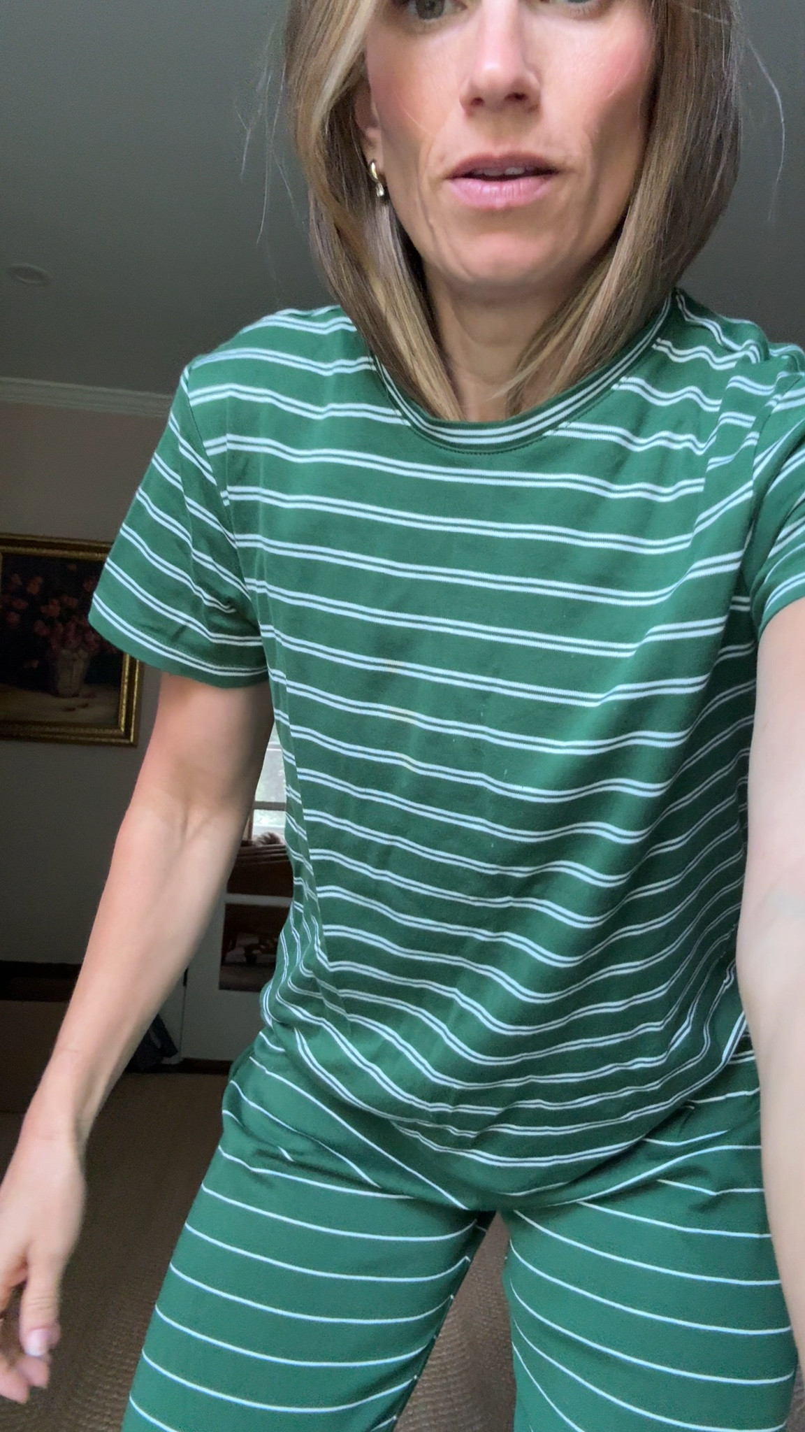 I am wearing a size small in these @LAKE pajamas. In this particular style, I should have sized up to a medium.

#LTKmomlife #LTKmorningroutine #LTKPetite
