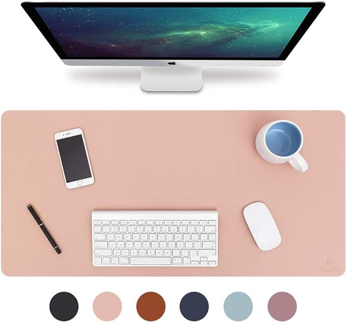 Knodel Desk Pad, Office Desk Mat, 31.5" x 15.7" PU Leather Desk Blotter, Laptop Desk Mat, Waterpr... | Amazon (US)
