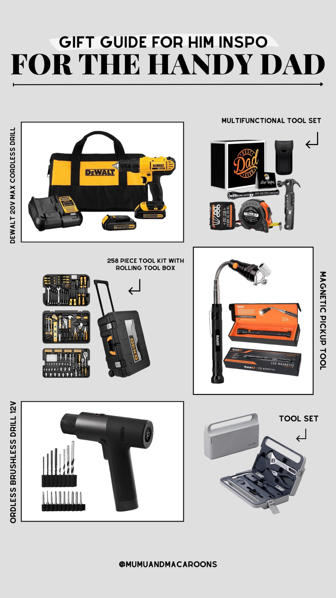 Father’s Day Gift Inspo (for the handyman dad) 

Father’s Day. Dad. Gift Guide. Handyman. Amazon. 

#LTKmens #LTKGiftGuide