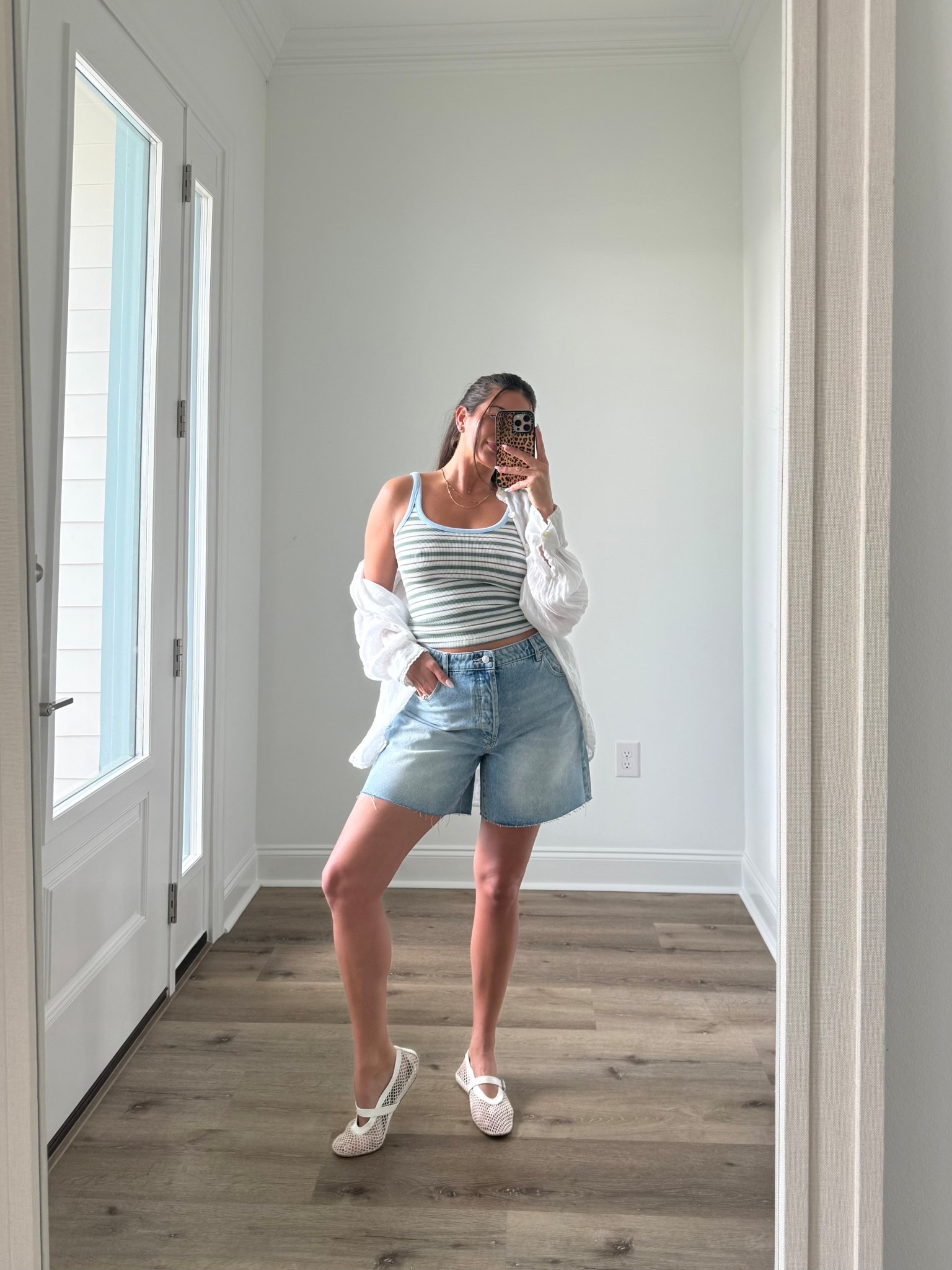 Tank: S
Shirt: L
Shorts: 29 for oversized