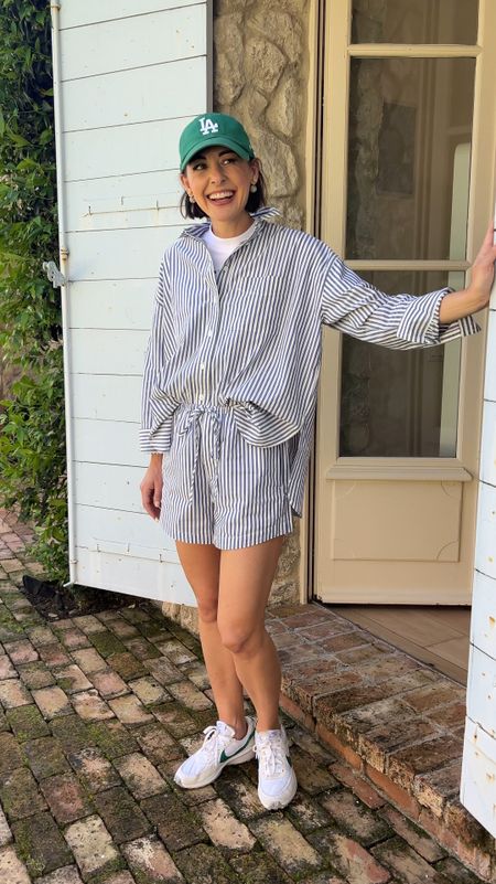 A striped shorts set like this is at the top of my casual outfit wish list 

#LTKxMadewell #LTKStyleTip #LTKSeasonal
