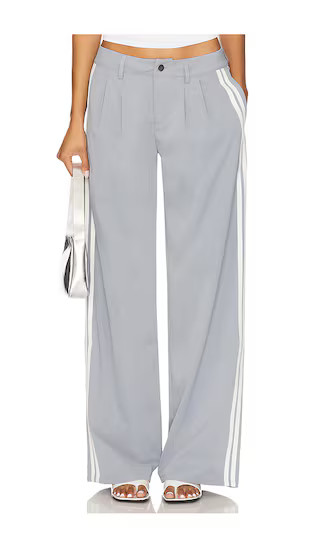 Katherine Trouser in Grey Stripe | Revolve Clothing (Global)