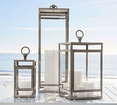 Maxwell Handcrafted Indoor/Outdoor Lanterns Collection | Pottery Barn (US)