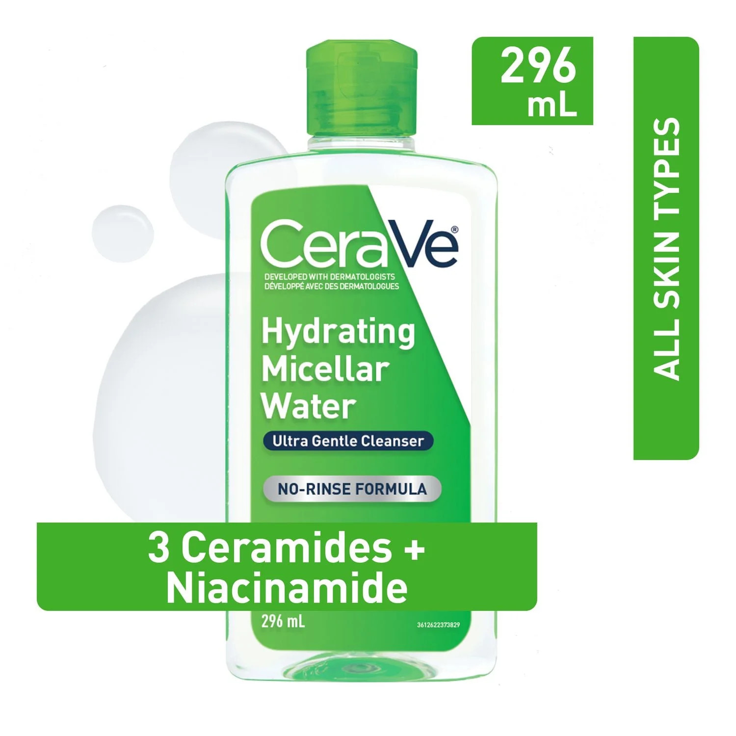 CeraVe Micellar Water Hydrating Facial Cleanser & Eye Makeup Remover with 3 essential ceramides a... | Walmart (CA)