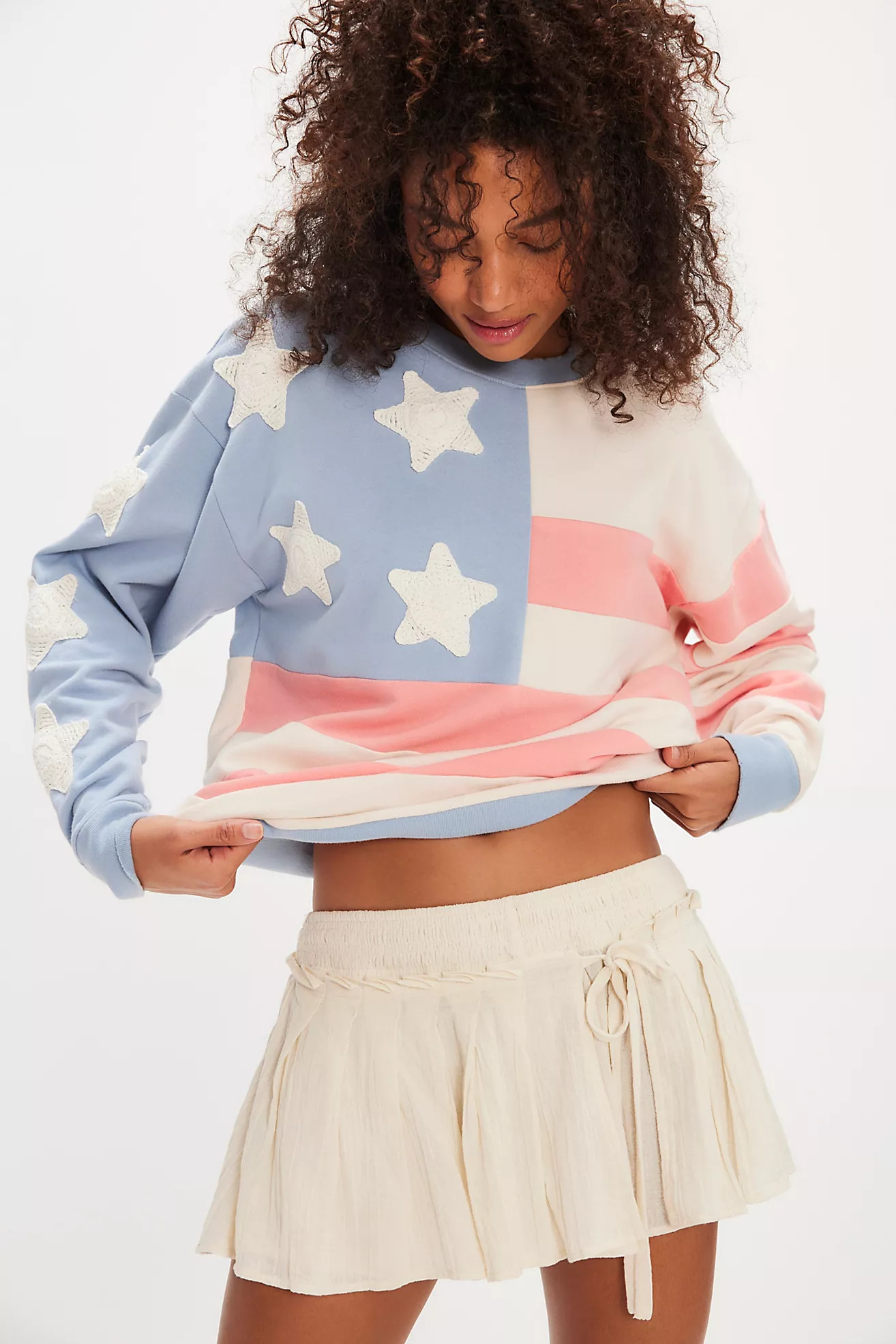 Tricia Fix Stars & Stripes Sweatshirt | Free People (Global - UK&FR Excluded)