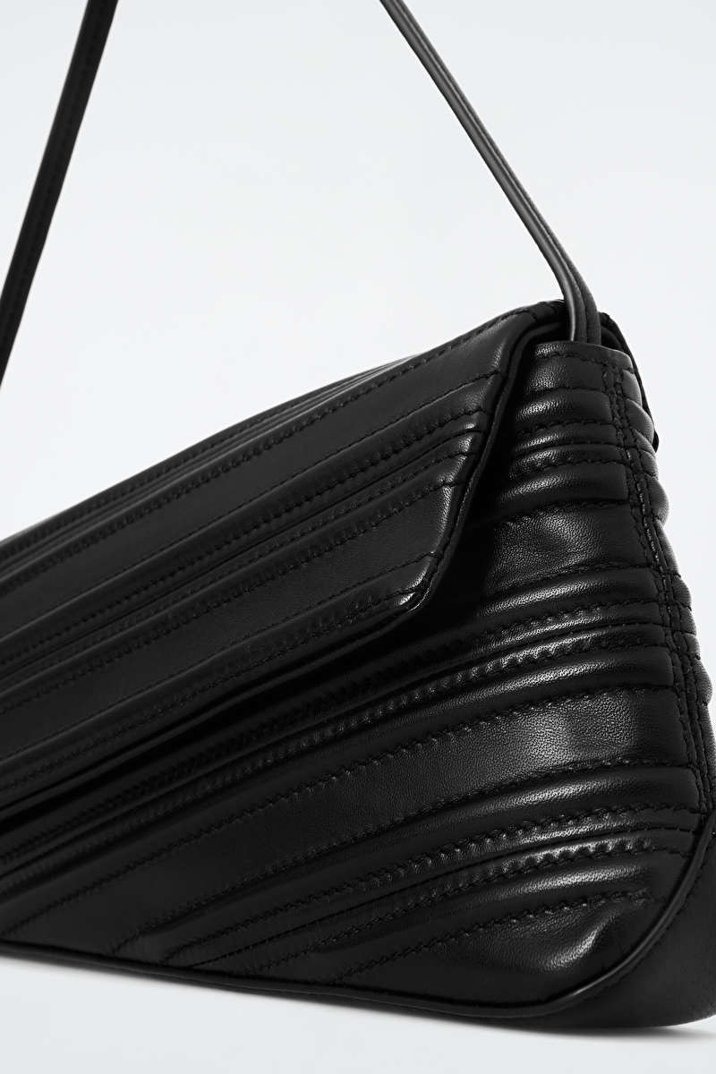 POINTE SHOULDER BAG - LEATHER - BLACK - Bags - COS | COS (US)