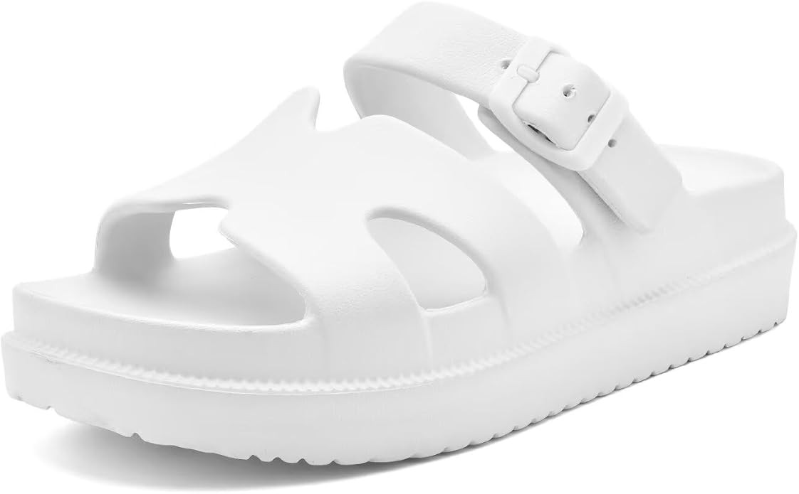 Haifago Womens Platform Sandals with Arch Support, Summer Beach Slides Adjustable Buckle Women H-... | Amazon (US)