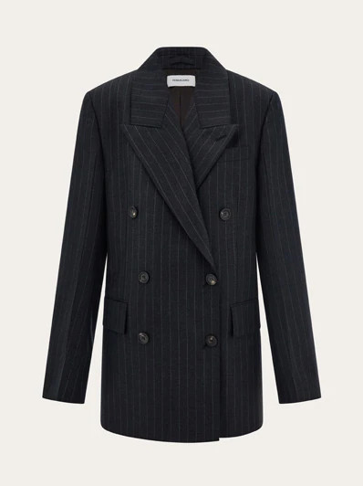 Pinstripe wool blazer | Ferragamo