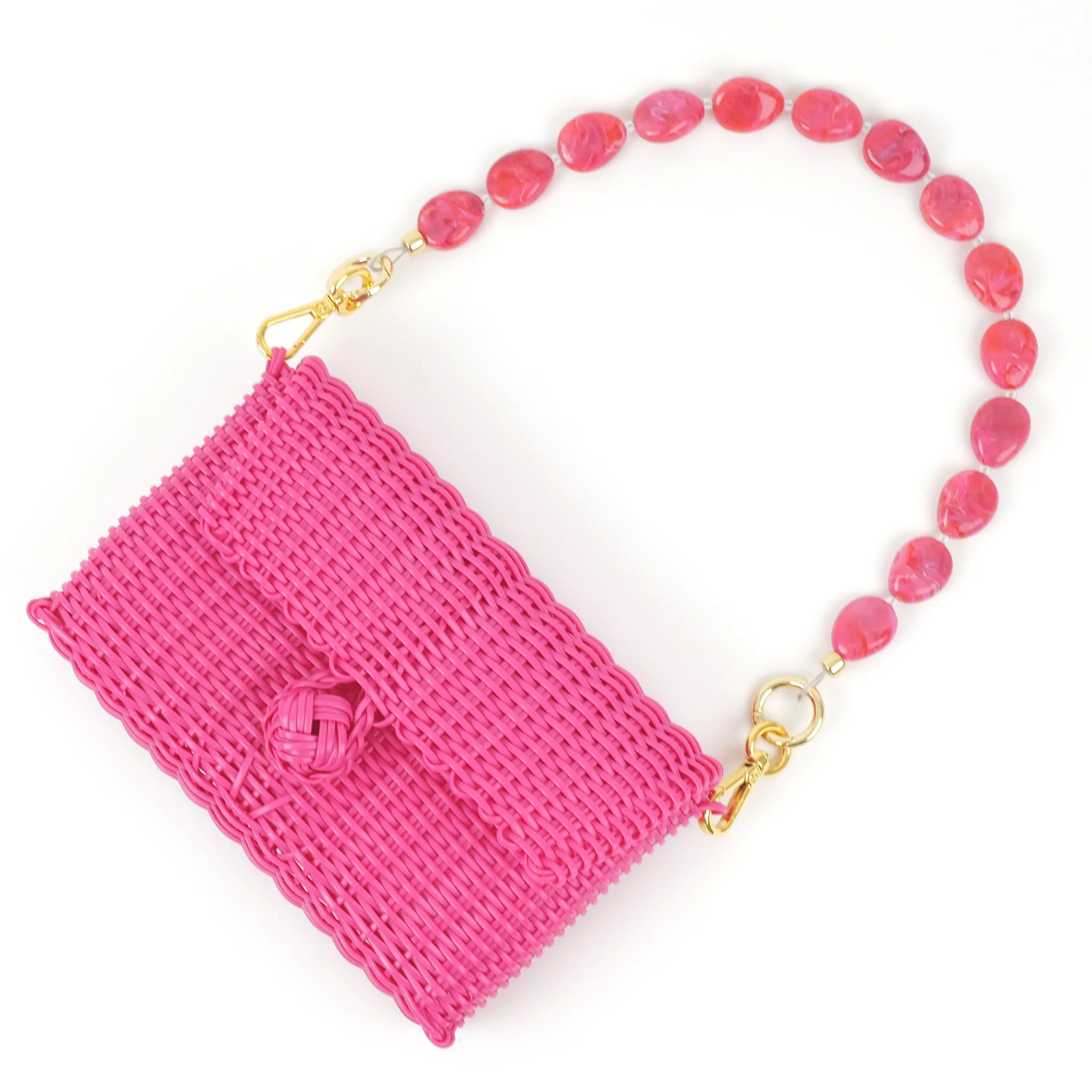 Pochette | Raspberry Pink River Stone | The Lilley Line