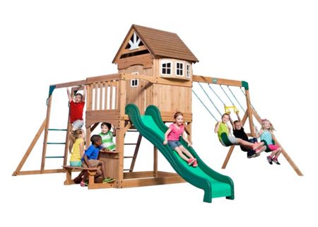 Backyard Discovery Montpelier Swing Set! You can get this now for 23% OFF! 😍 

#LTKsalealert #LTKkids #LTKfamily