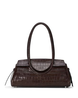 Maude Embossed Leather Shoulder Bag | Bloomingdale's (US)